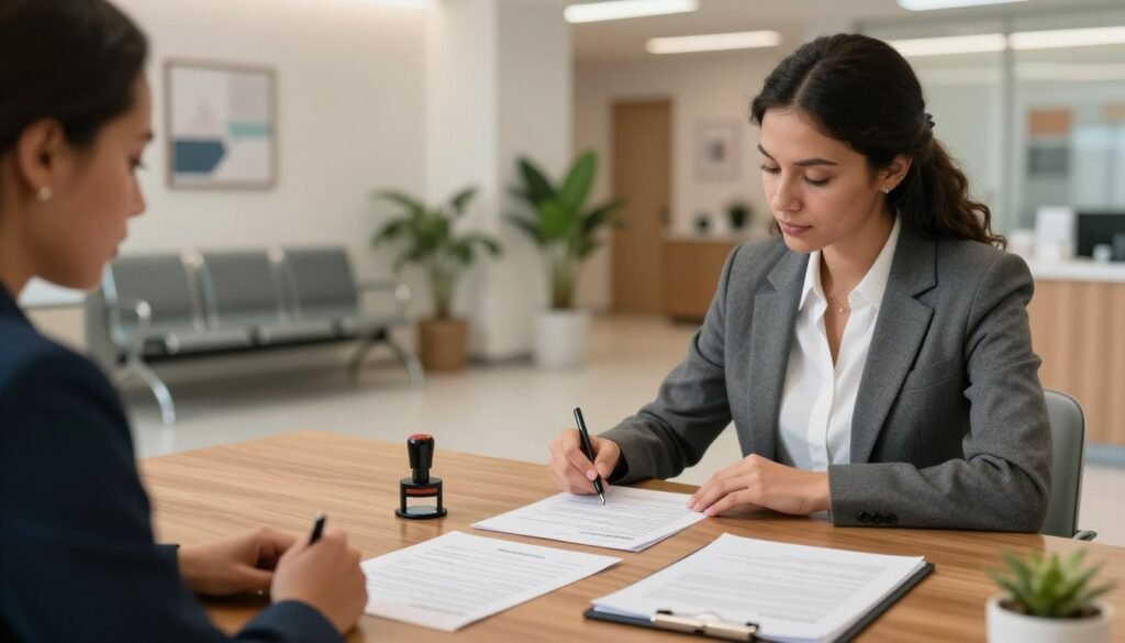 notary processes healthcare