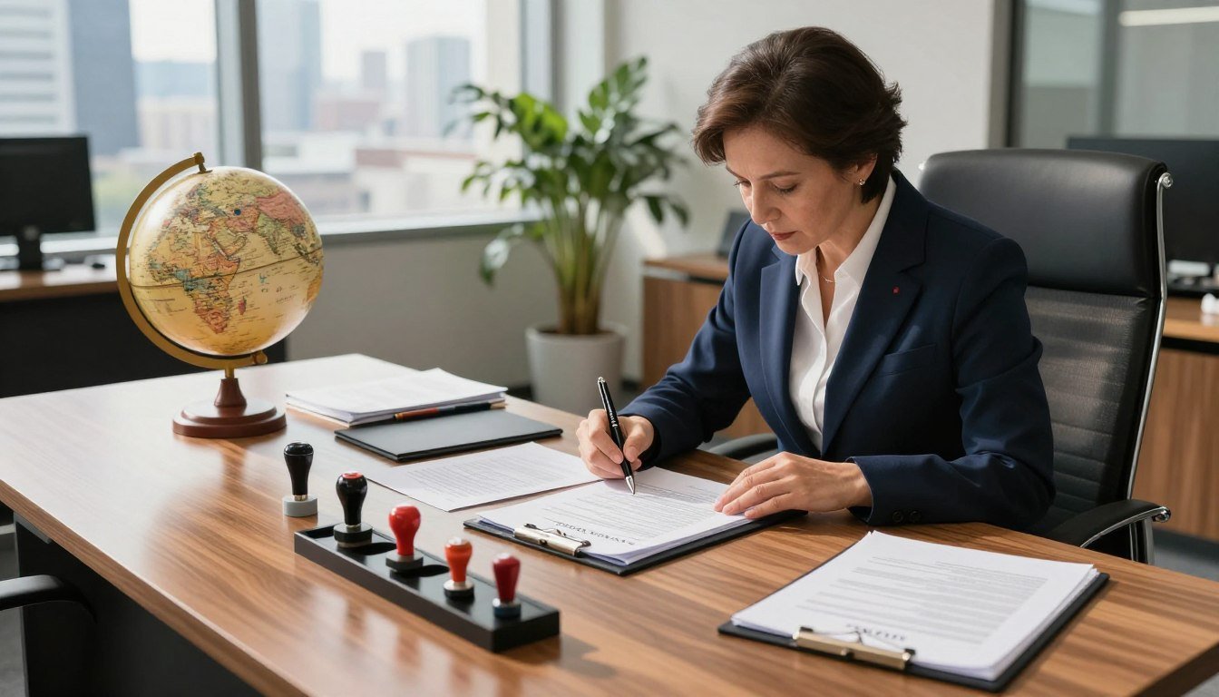 Notarize Business Contracts for International Trade