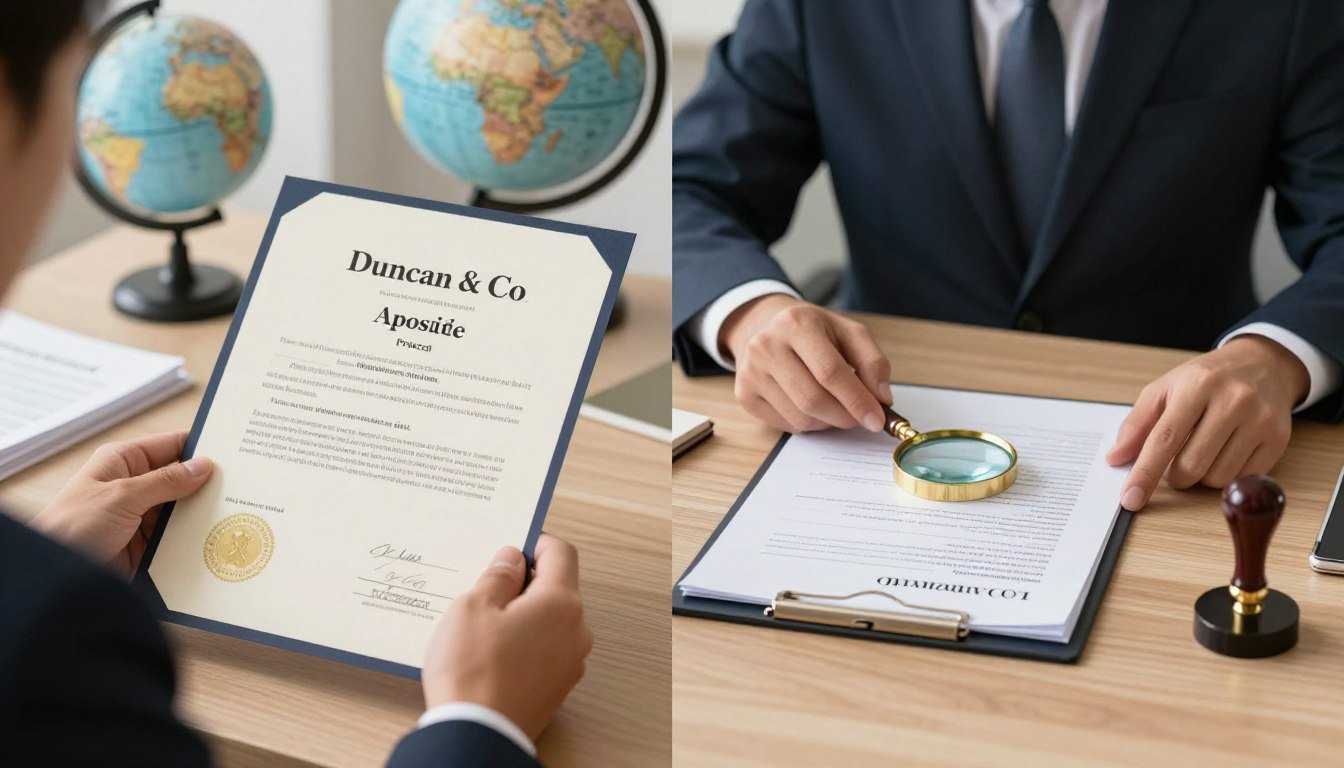 Apostille vs Authentication: What’s the Difference?